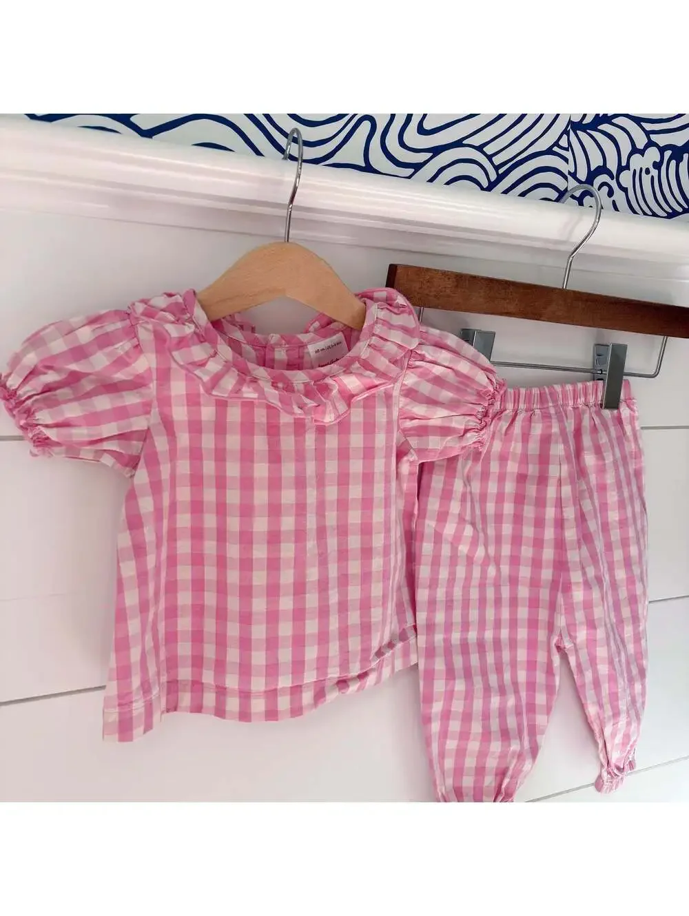 hanna andersson gingham set